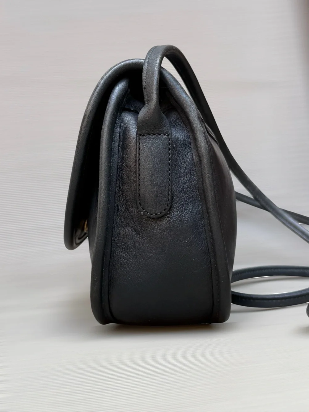 Vintage Coach Black Casey Bag 9923